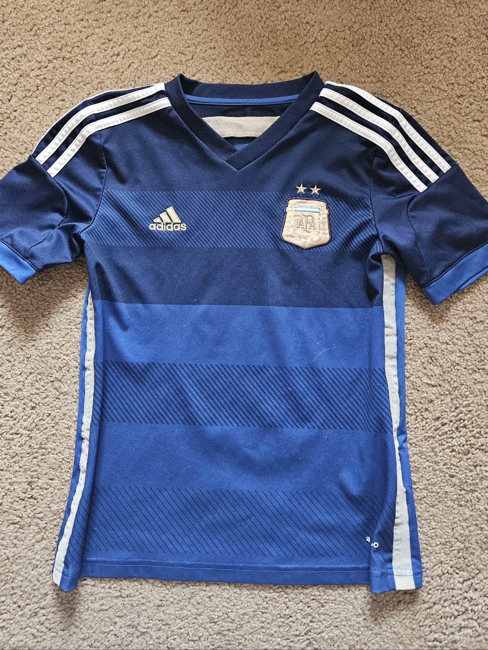 Boys Adidas Argentina Soccer Shirt